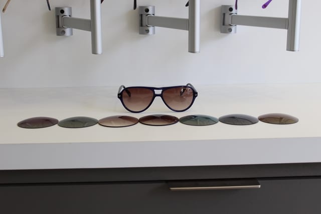 Verres solaires teintés lys vision opticien halluin et bousbecque